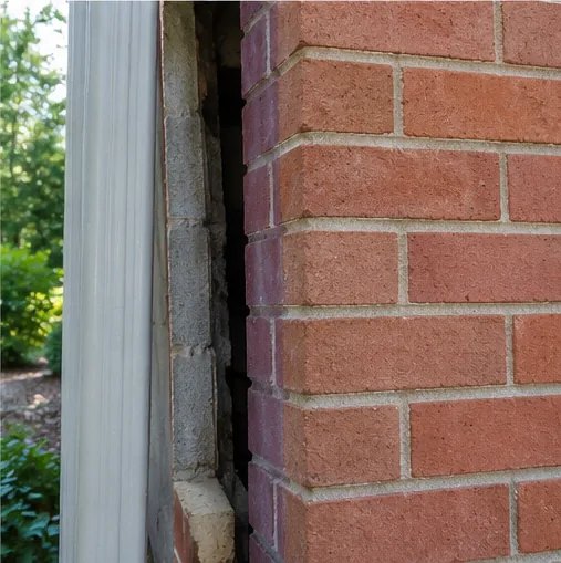 Brick masonry wall exterior in Burnsville MN