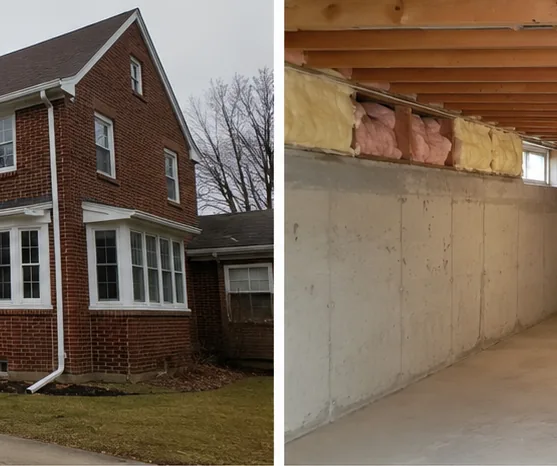 Finished basement interior inspected in a Burnsville MN home