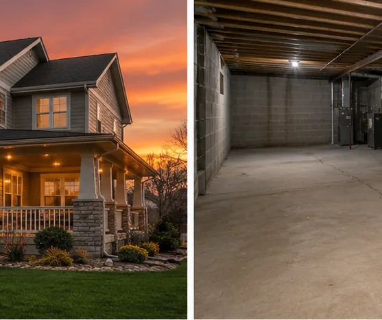 Burnsville MN home inspection showing a residential exterior at dusk before a buyer's inspection