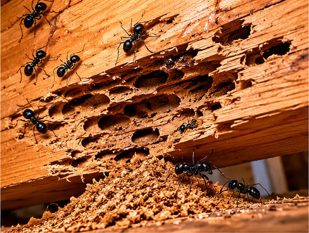 Wood-destroying insect damage in framing lumber